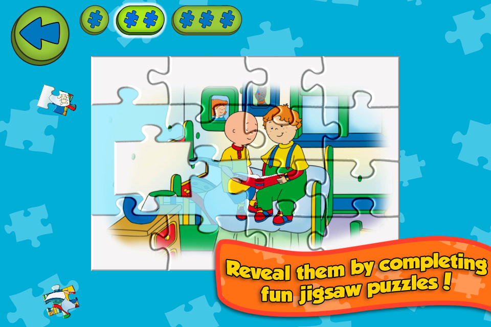Play Caillou House of Puzzles Game Online Caillou House of Puzzles